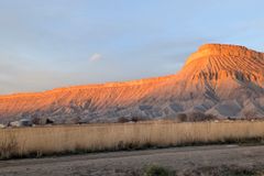 Sunset on Mount Garfield, 2025-12-10